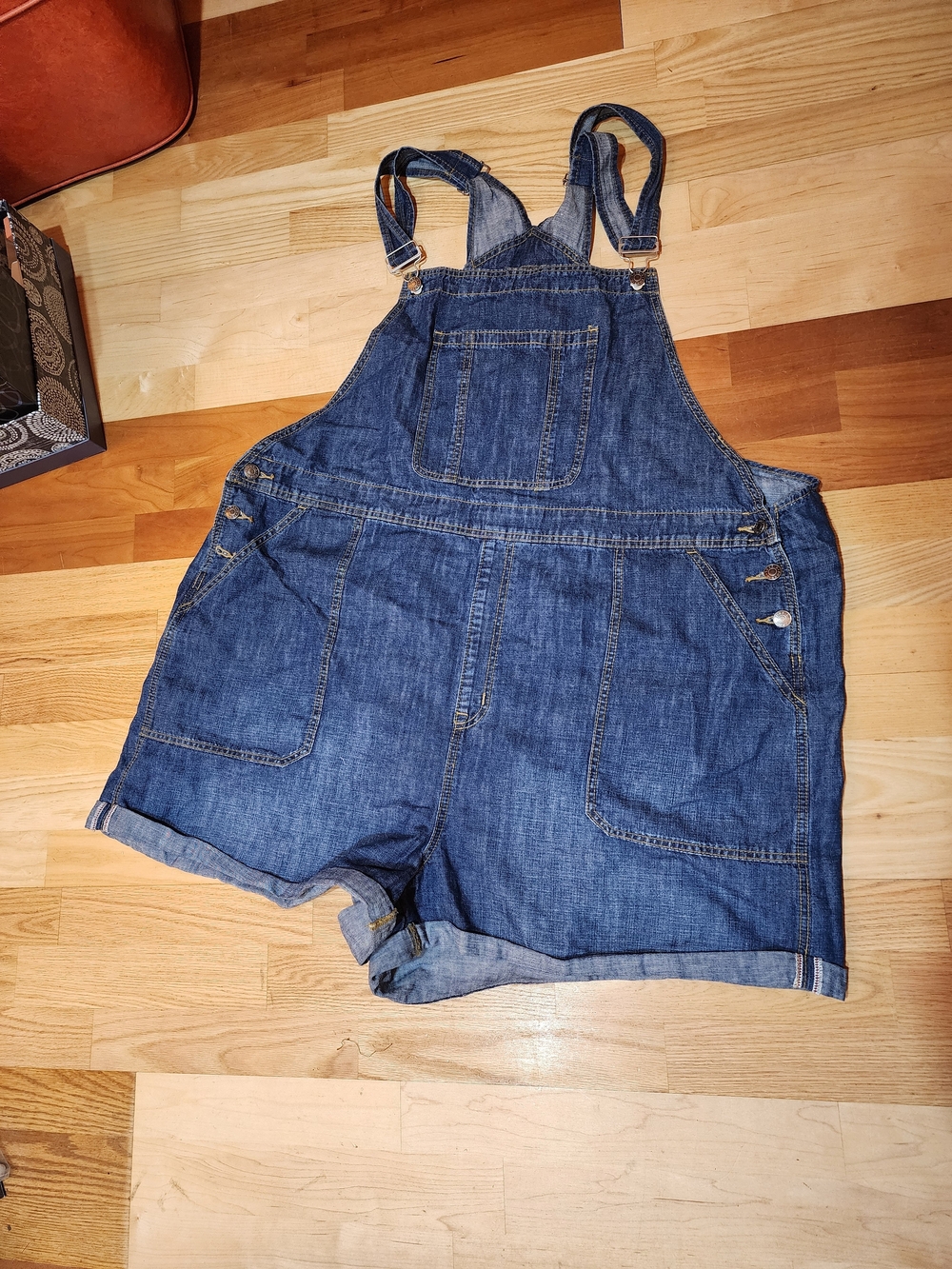 Torrid Denim Short Overalls Shorts